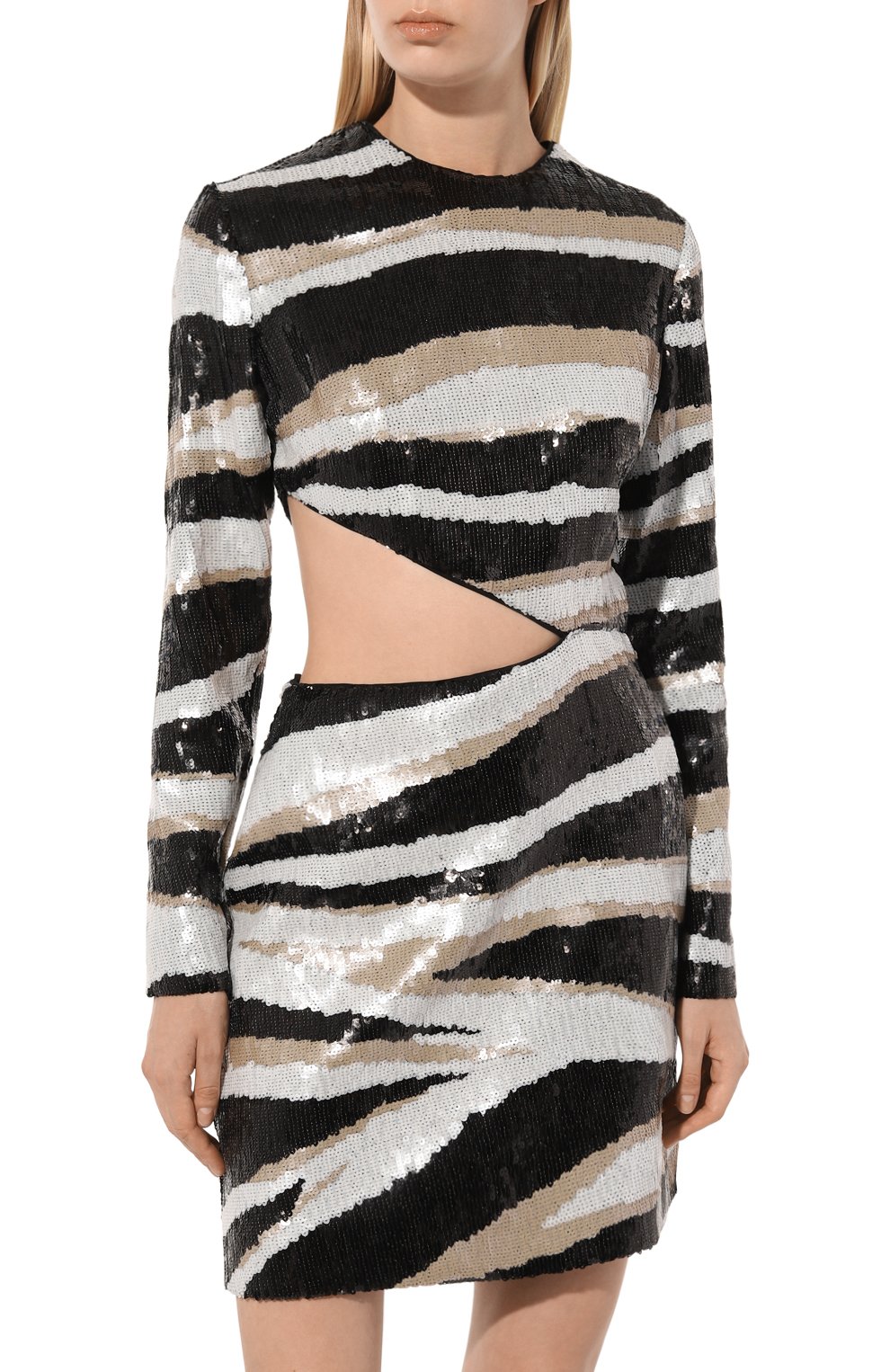 Платье с отделкой пайетками ELIE SAAB, арт. D0306N, фото 3