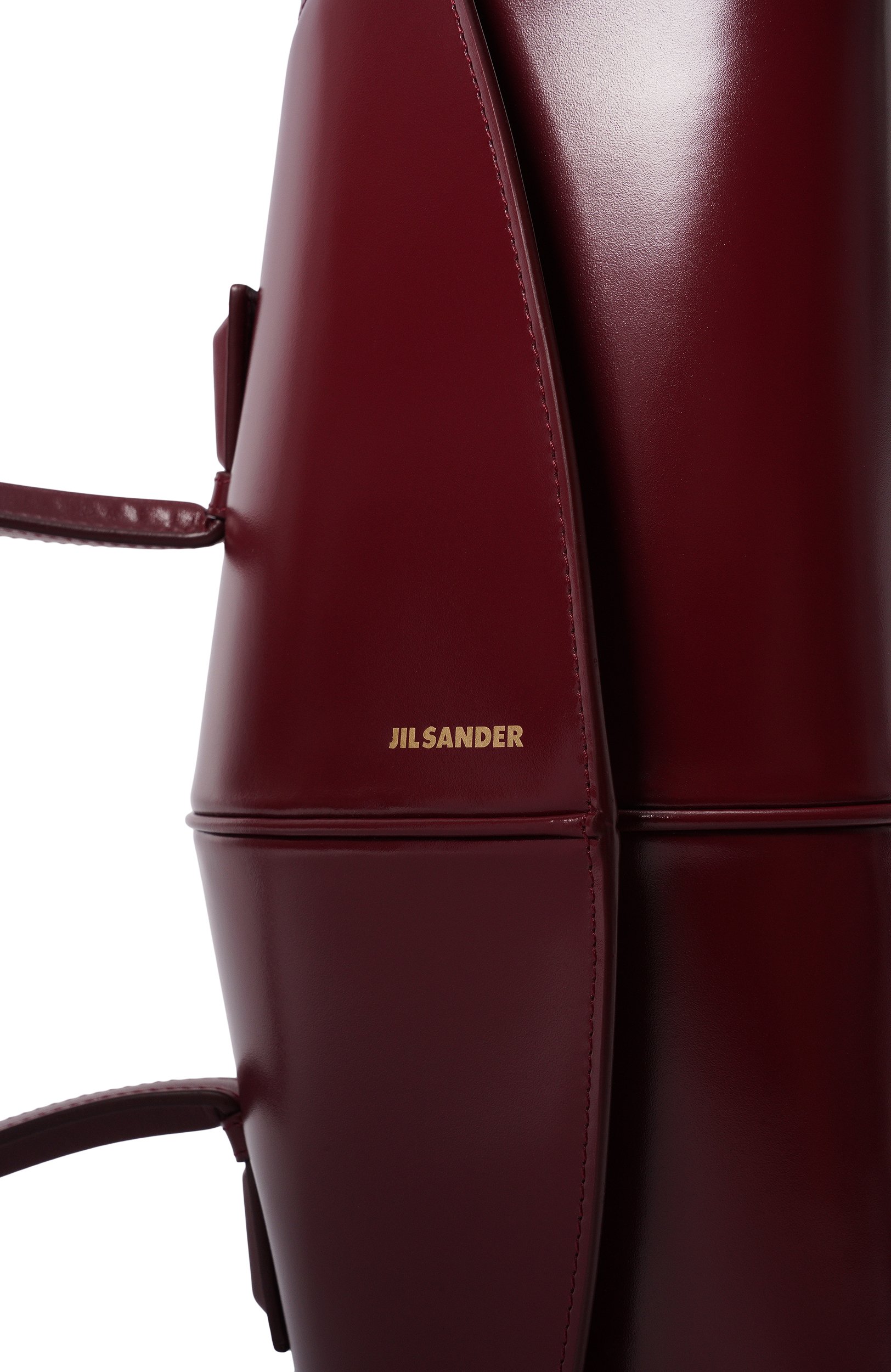 Сумка linea JIL SANDER бордового цвета по цене 199500 руб., арт. J08ZH0104/P9054, фото 6 Сумка linea JIL SANDER, арт. J08ZH0104/P9054, фото 6