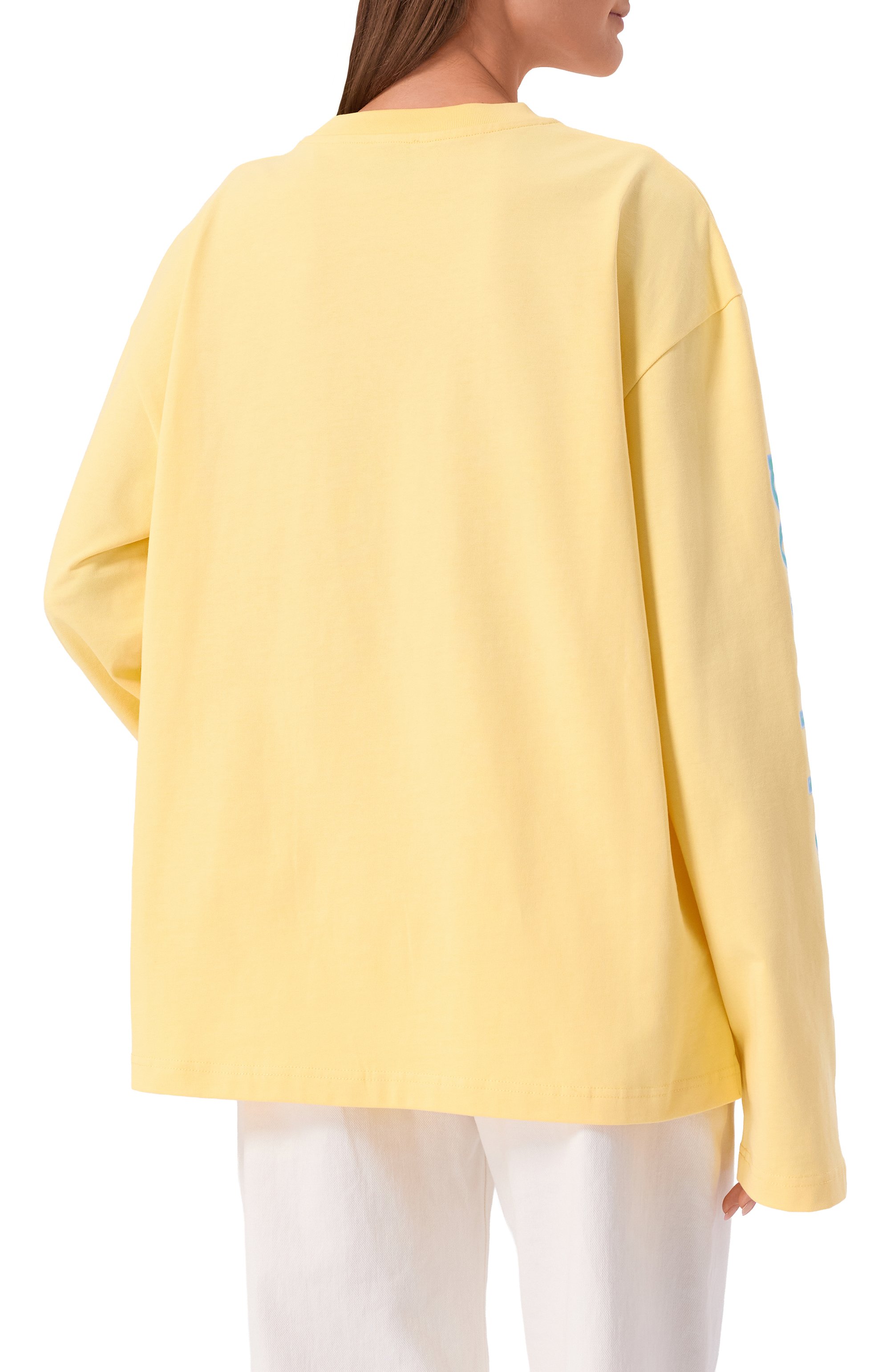 Хлопковый лонгслив CASABLANCA, арт. M-SP26-JTS-062-01, фото 4