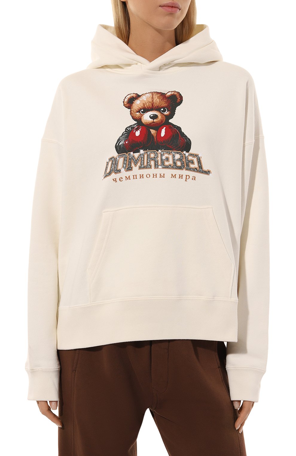 Хлопковое худи DOMREBEL, арт. PUNCHLINE/H00DIE, фото 3