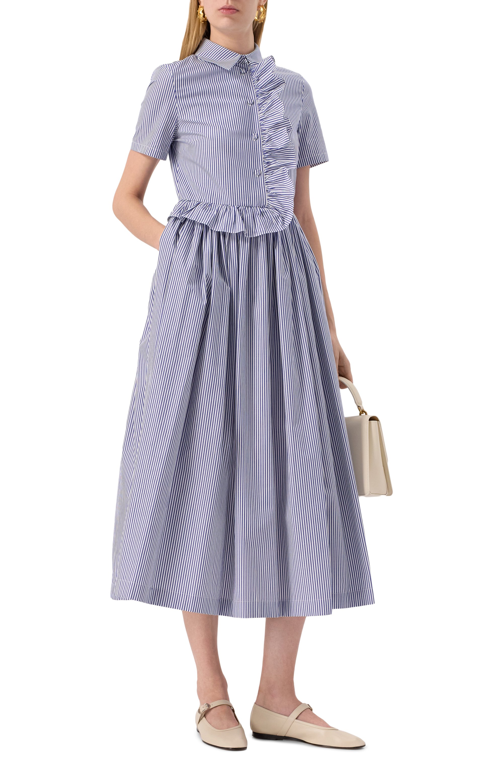 Кожаные балетки mary jane LE MONDE BERYL, арт. BMJ-LEA-ECR, фото 2