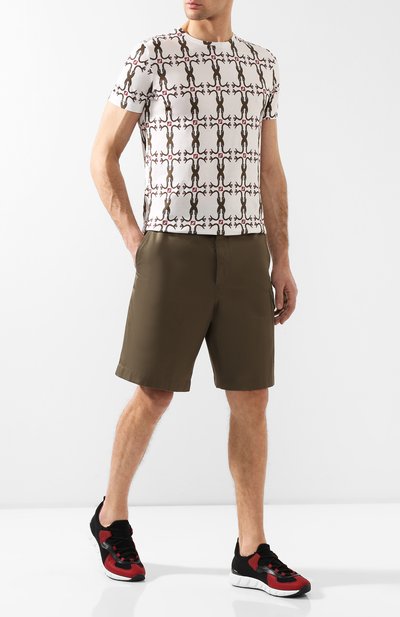 Хлопковая футболка FENDI, арт. FAF532 A793, фото 2