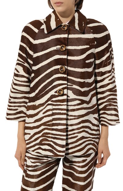 Кожаный жакет GUCCI, арт. 624465 XNAK8, фото 3