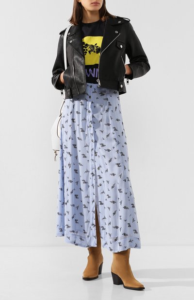 Кожаная куртка GANNI, арт. F4827, фото 2