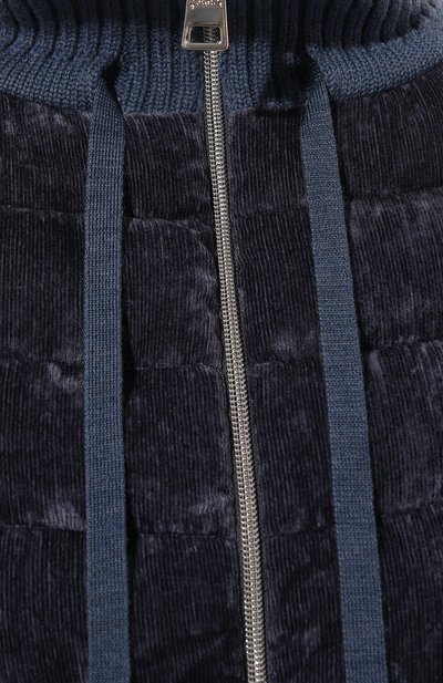 Пуховая куртка из вельвета HERNO темно-синего цвета по цене 87550 руб., арт. PI00125DR/12631, фото 5 Пуховая куртка из вельвета HERNO, арт. PI00125DR/12631, фото 5