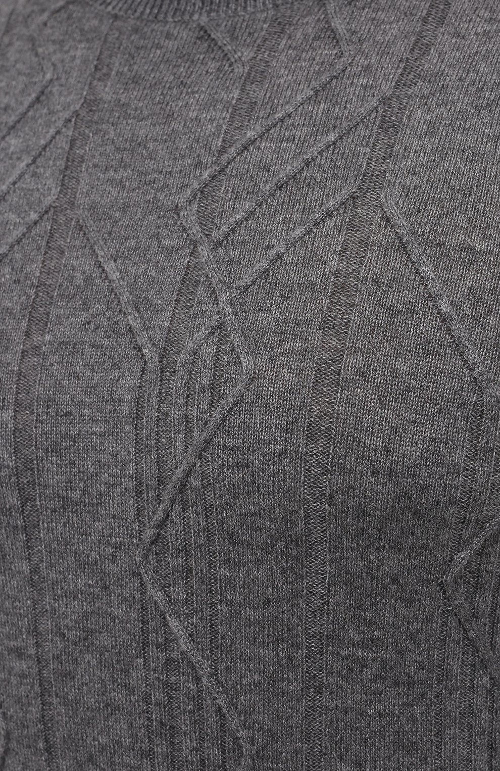 Кашемировая водолазка IL BORGO CASHMERE серого цвета по цене 92400 руб., арт. 57-210-01G0, фото 5 Кашемировая водолазка IL BORGO CASHMERE, арт. 57-210-01G0, фото 5