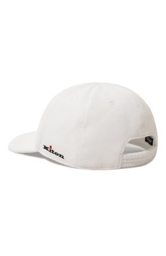 Мужская хлопковая бейсболка KITON белого цвета, арт. UCAPP25K0712D | Фото 3 (Материал сплава: Проставлено; Нос: Не проставлено; Материал: Хлопок, Текстиль)