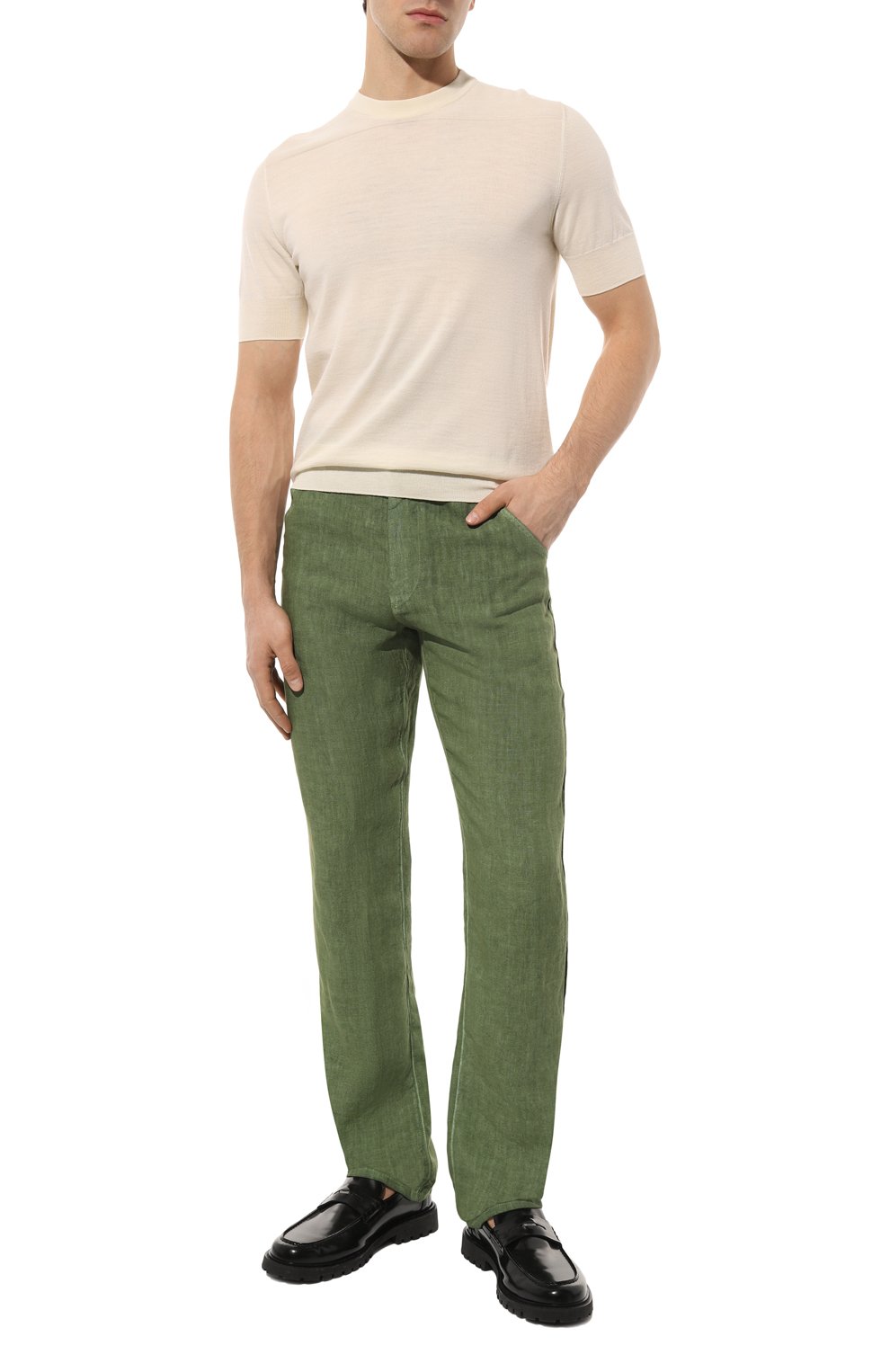 Льняные брюки 120% LINO, арт. 31ALIM290K/0000476/S00, фото 2