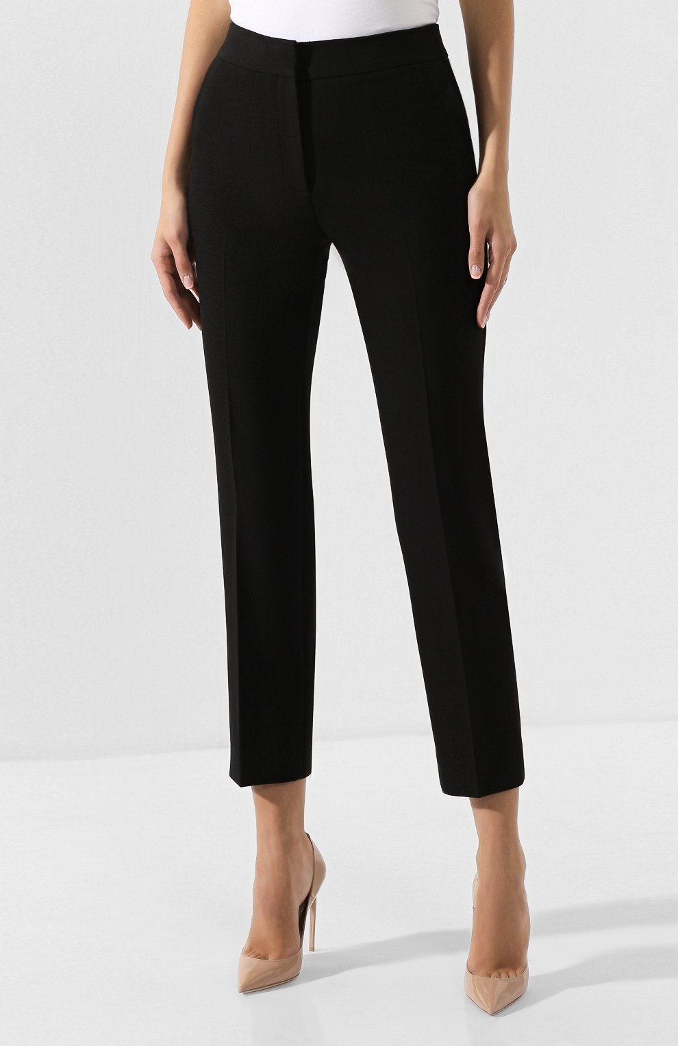 Брюки со стрелками VICTORIA, VICTORIA BECKHAM, арт. TRVV 145 PAW19 D0UBLE FACE STRETCH, фото 3