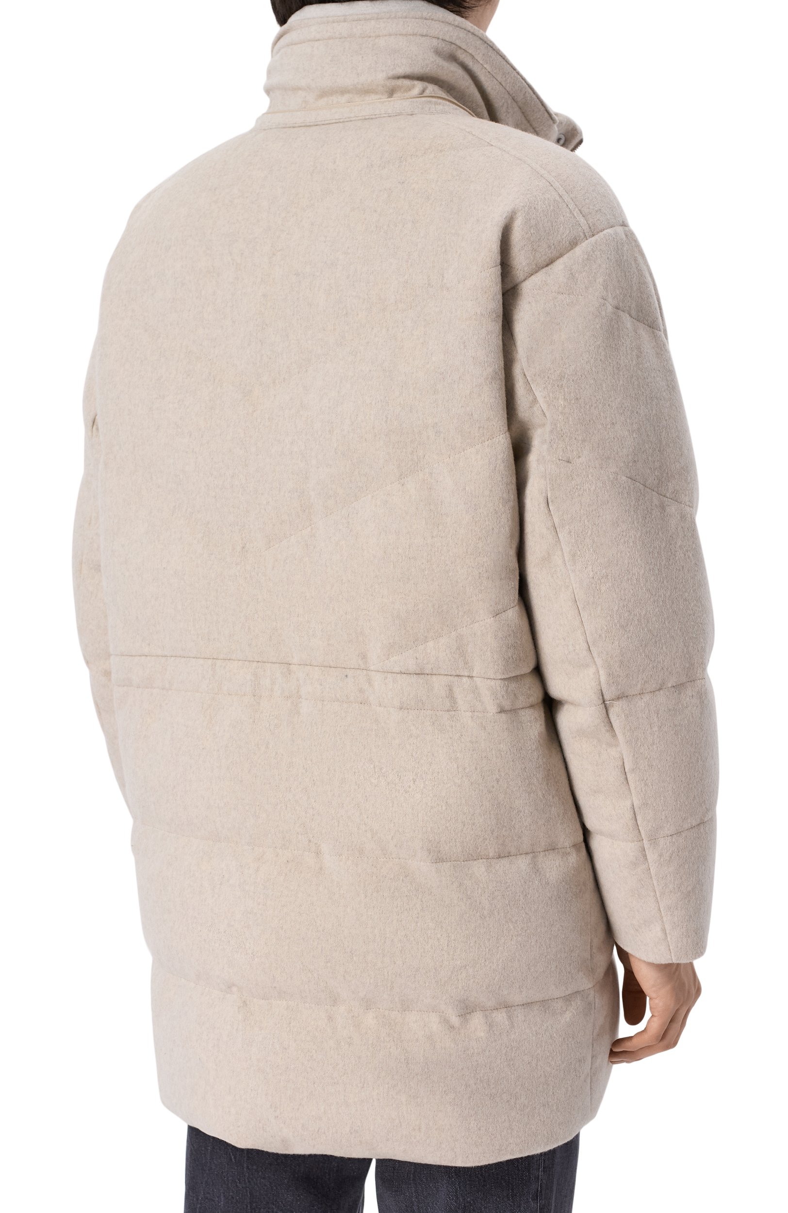 Пуховик из кашемира и шерсти KITON, арт. UGK211BK0271L, фото 6