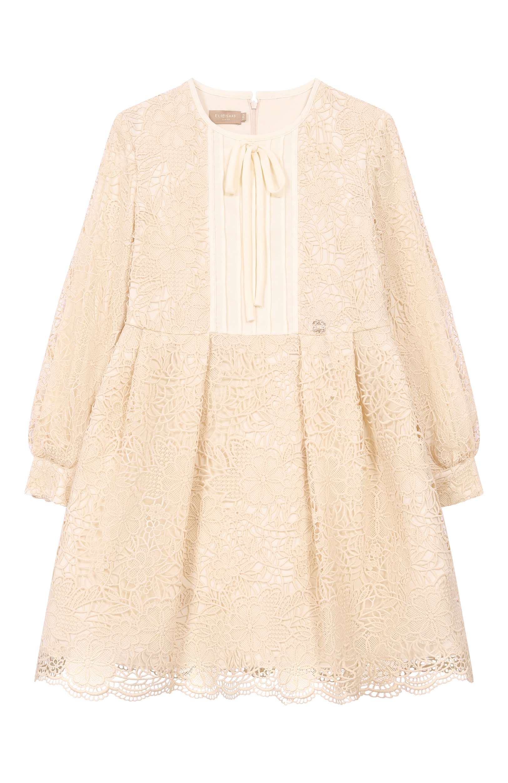 Платье ELIE SAAB JUNIOR кремового цвета по цене 103500 руб., арт. EFAB132/TS1131, фото 1 Платье ELIE SAAB JUNIOR, арт. EFAB132/TS1131, фото 1