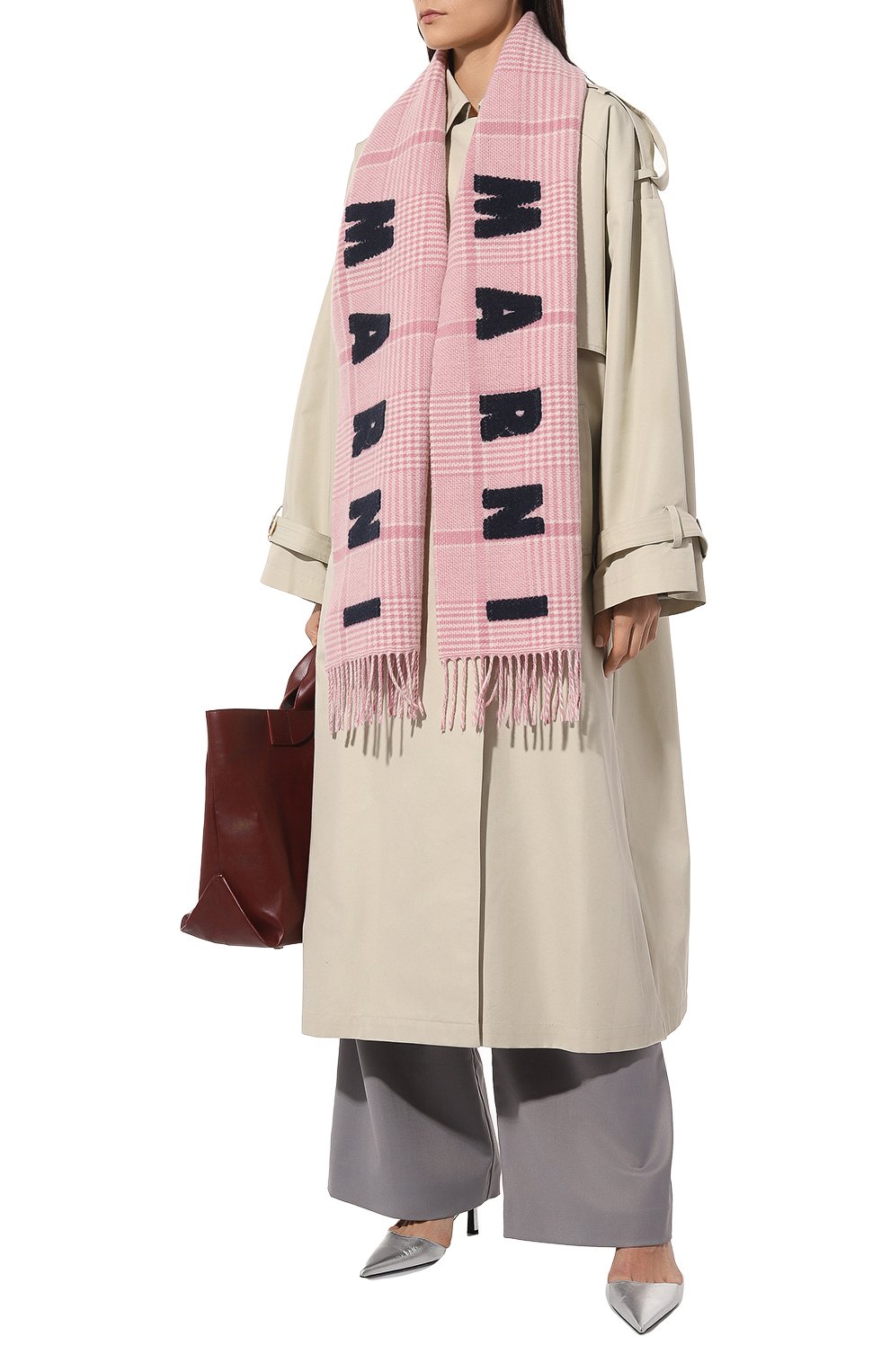 Шерстяной шарф MARNI, арт. SCMC0110Y0/AW025, фото 2