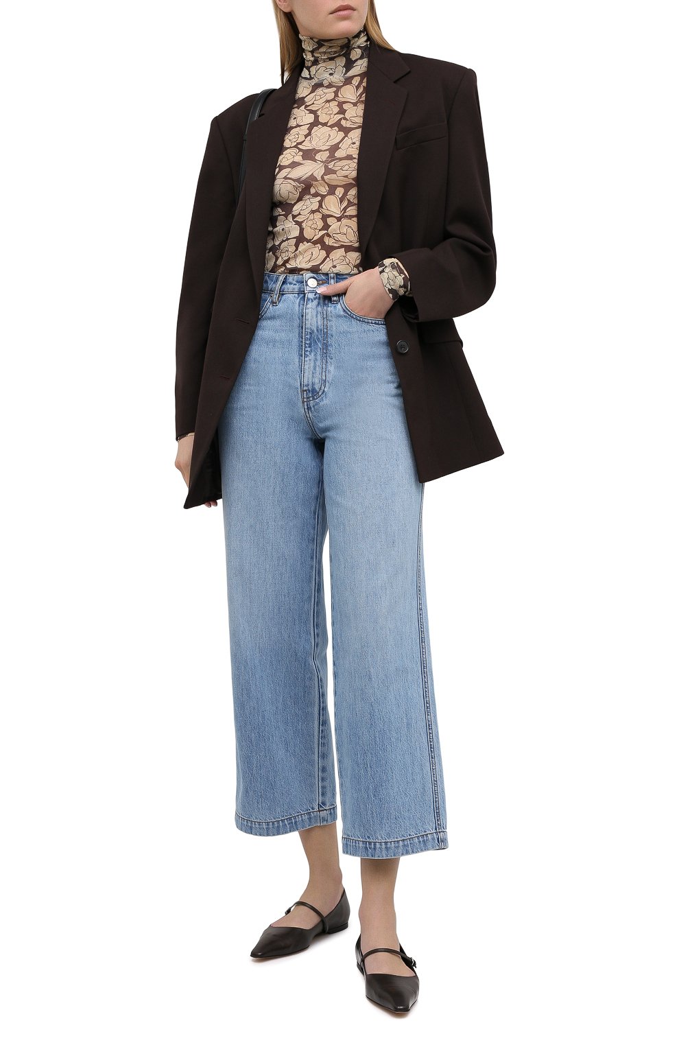 Джинсы NANUSHKA голубого цвета по цене 38850 руб., арт. JANE_LIGHT BLUE_RIGID DENIM, фото 2 Джинсы NANUSHKA, арт. JANE_LIGHT BLUE_RIGID DENIM, фото 2