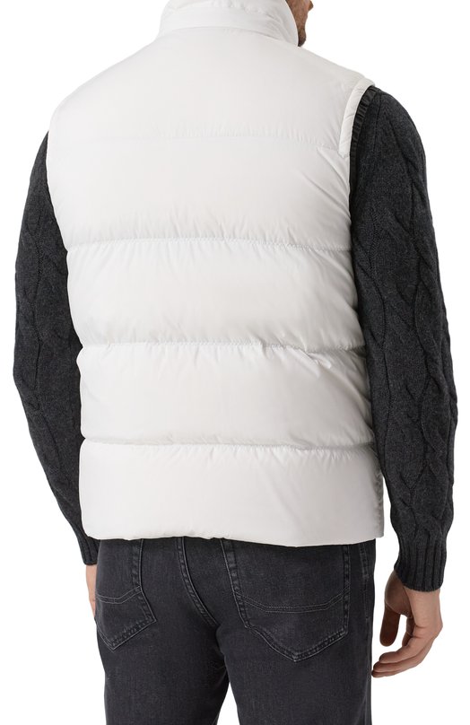 Утепленный жилет Stefano Ricci M6J5400080/PL002Q Белый  M6J5400080/PL002Q Фото 4