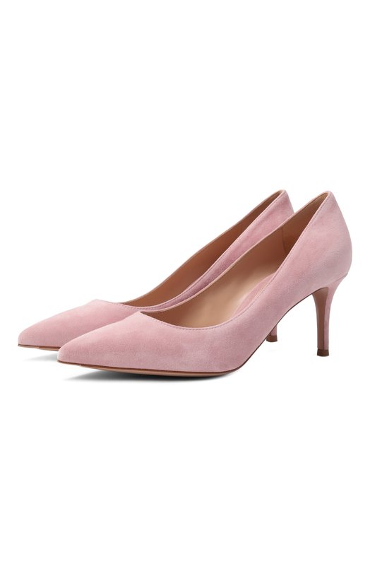 Замшевые туфли Gianvito 70 Gianvito Rossi G26770.70RIC.CAMSAKU Розовый G26770.70RIC.CAMSAKU