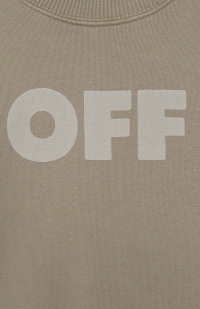 Хлопковый свитшот OFF-WHITE, арт. 0BBA001S25FLE003/4-12, фото 3