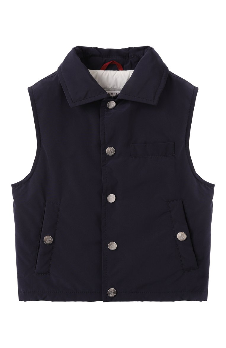Утепленный жилет BRUNELLO CUCINELLI, арт. BD479J134B, фото 1