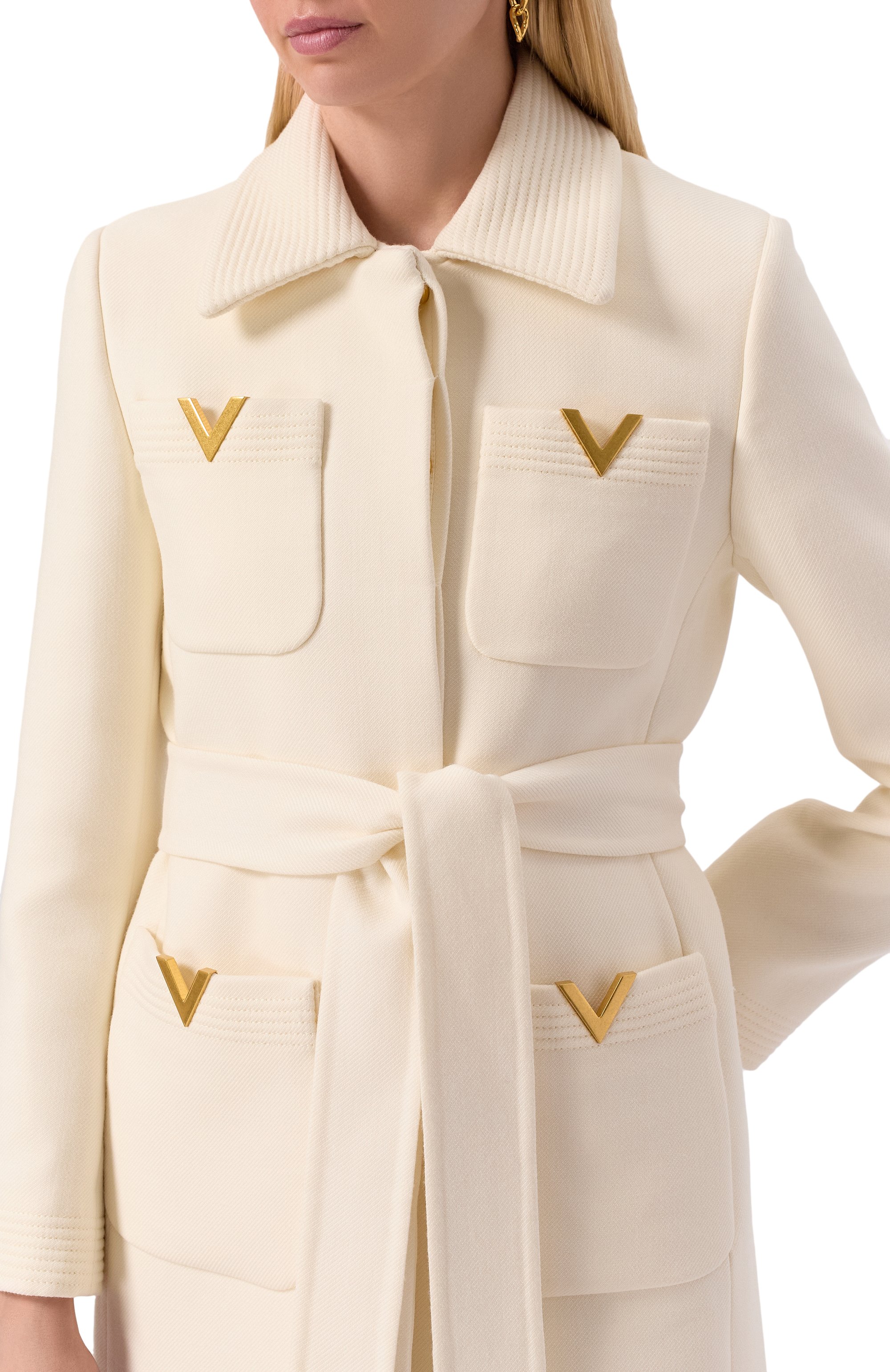 Шерстяное пальто VALENTINO, арт. 6B3CA6F85KJ, фото 5