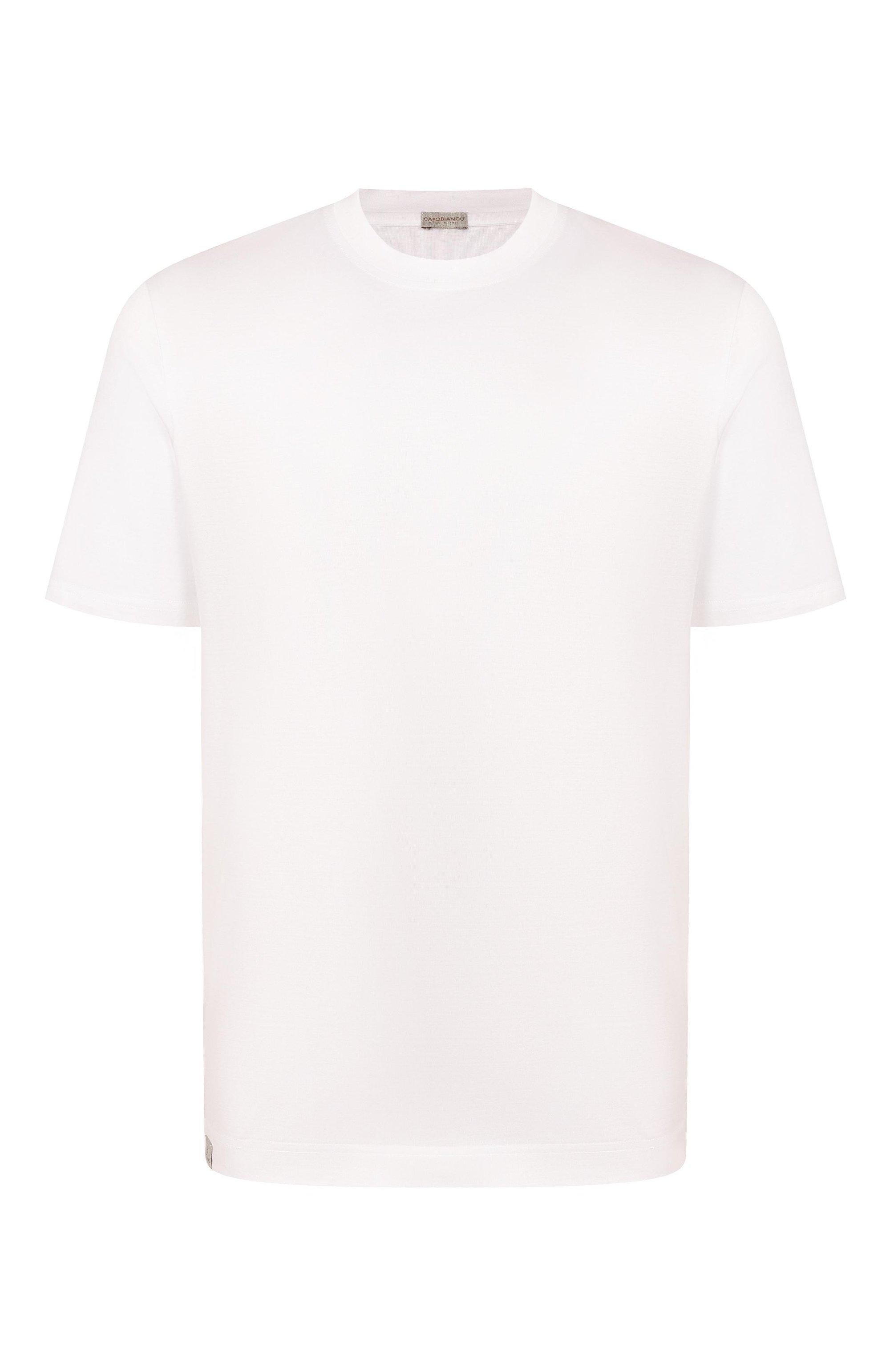 Хлопковая футболка CAPOBIANCO, арт. 20M660.MK00._001, фото 1