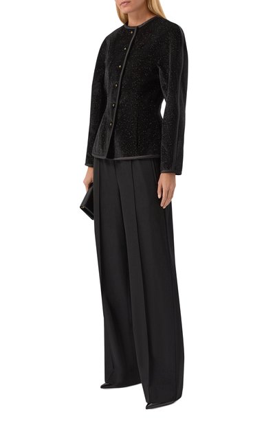 Жакет с отделкой стразами ELIE SAAB, арт. J0288NF26/VPA03, фото 2