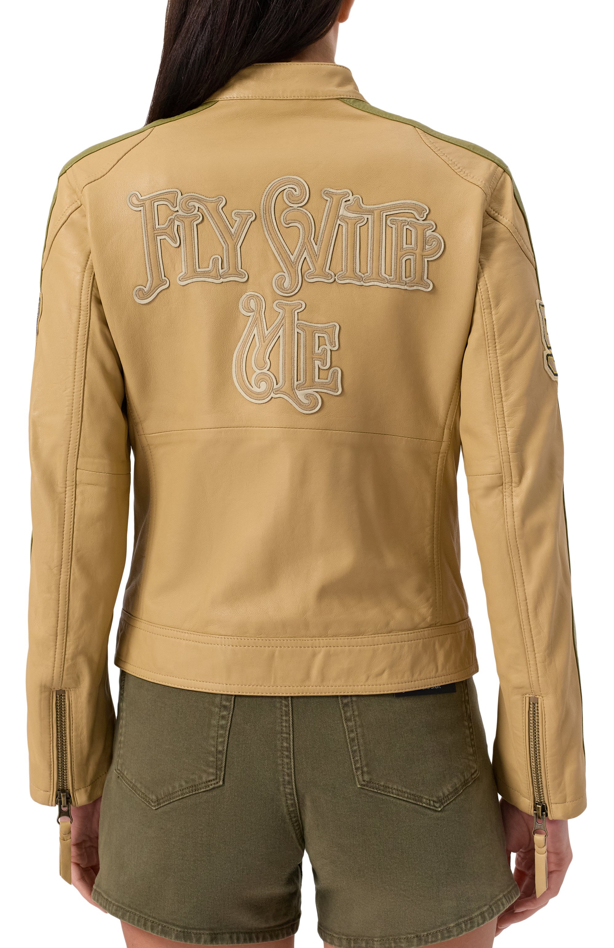 Кожаная куртка AERONAUTICA MILITARE, арт. 251PN6044DPL263, фото 4