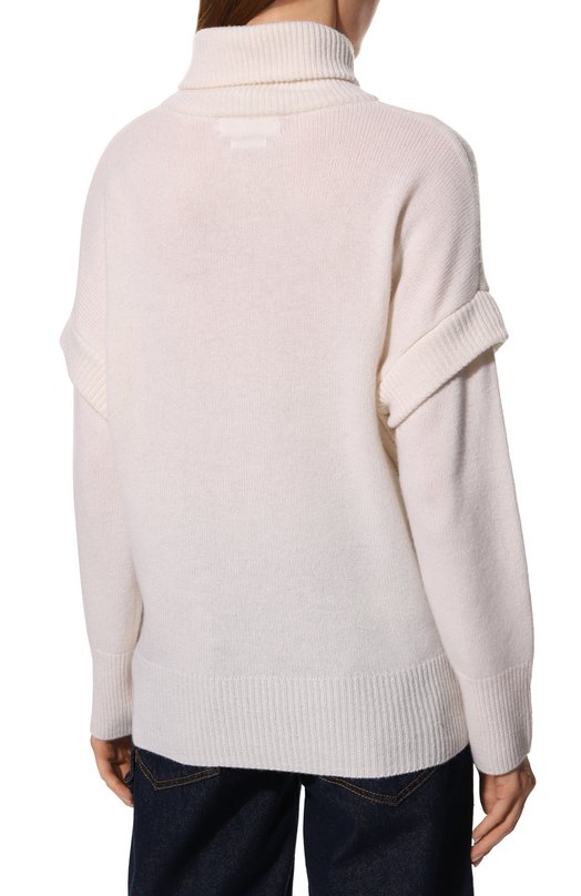 Кашемировый свитер Not Shy Белый, фото 4