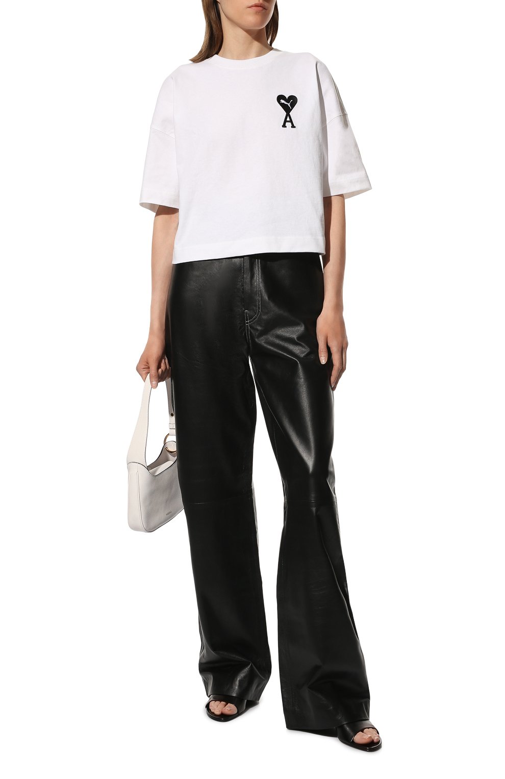 Хлопковая футболка puma x ami PUMA, арт. 53407302, фото 2