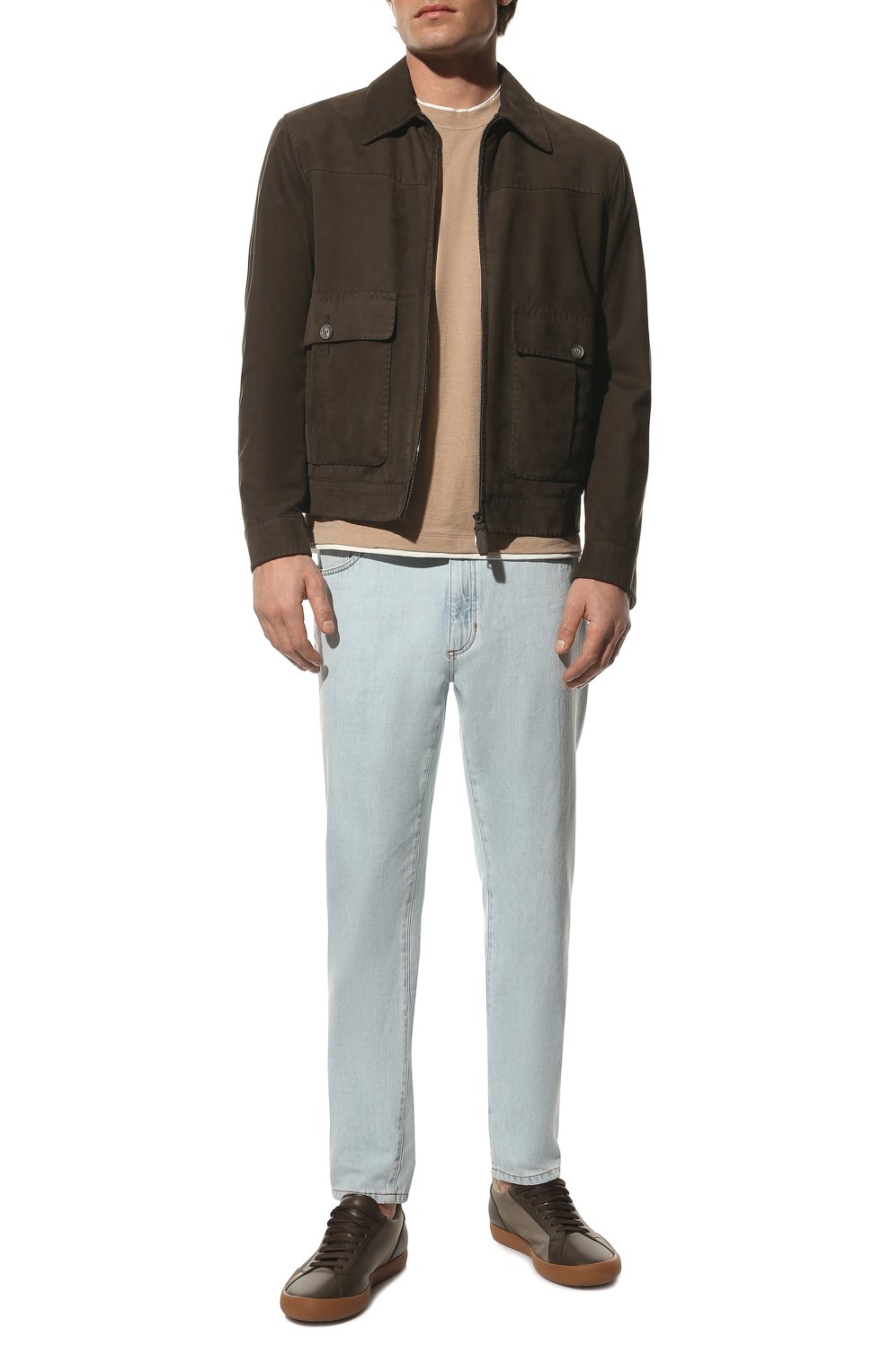 Хлопковая футболка BRUNELLO CUCINELLI, арт. 221M0T617427, фото 2