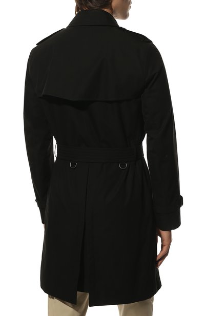 Хлопковый тренч BURBERRY, арт. 8045863, фото 4