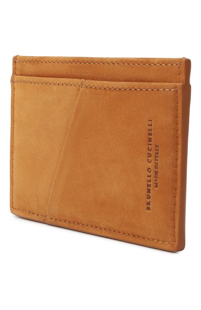 Футляр для кредитных карт из нубука BRUNELLO CUCINELLI, арт. MWSKBU435, фото 2