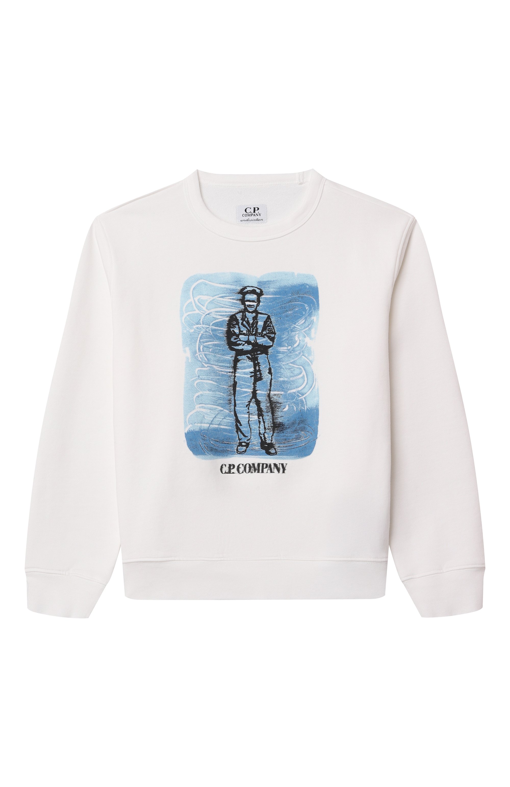 Хлопковый свитшот C.P. COMPANY, арт. CSF000/LCA69/4-8, фото 1