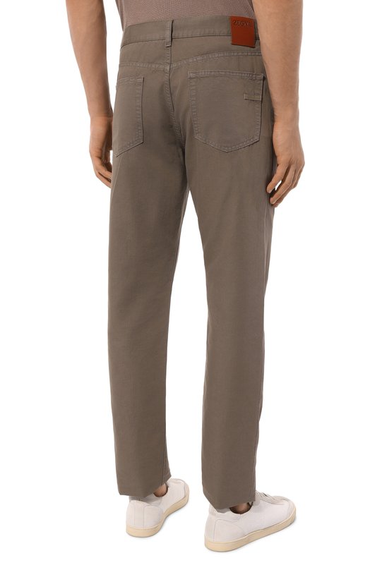 Джинсы Zegna UDP37A7/CITY Коричневый  UDP37A7/CITY Фото 4