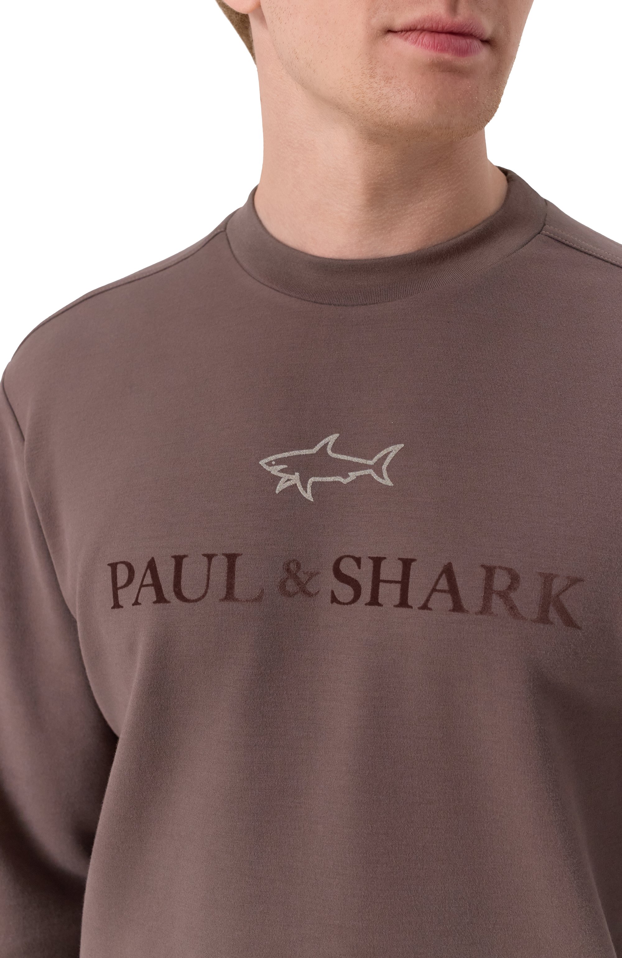 Свитшот PAUL&SHARK коричневого цвета по цене 44900 руб., арт. 15311845, фото 5 Свитшот PAUL&SHARK, арт. 15311845, фото 5