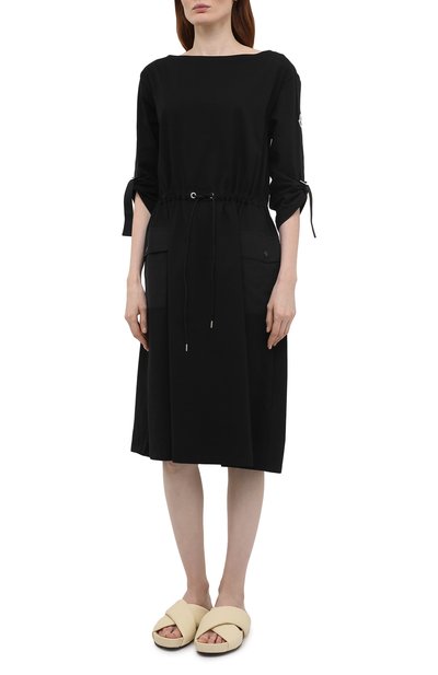 Хлопковое платье MONCLER, арт. G1-093-8I729-00-829HP, фото 3