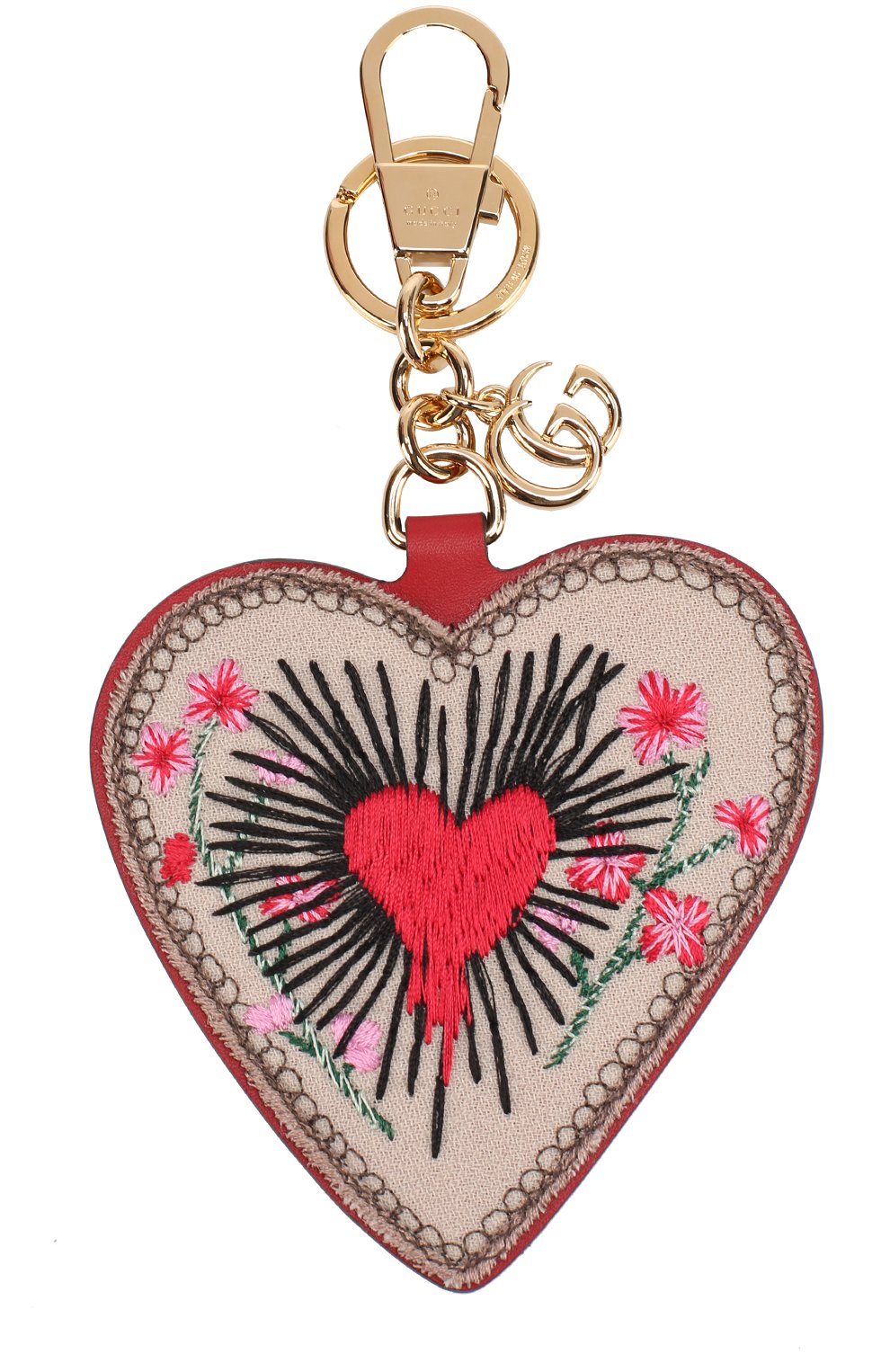 Брелок для ключей gg supreme в виде сердца GUCCI, арт. 453179/G8SWG, фото 1