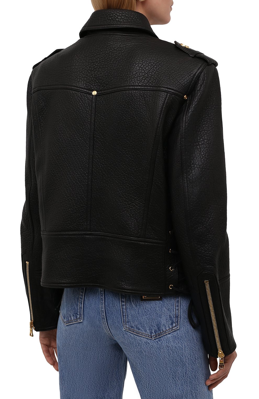 Кожаная куртка BALMAIN, арт. WF1TD035/L166, фото 4
