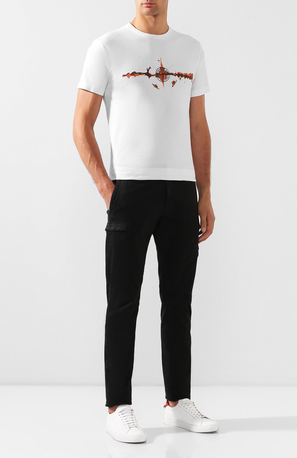 Хлопковые брюки STONE ISLAND, арт. 7115321L1, фото 2