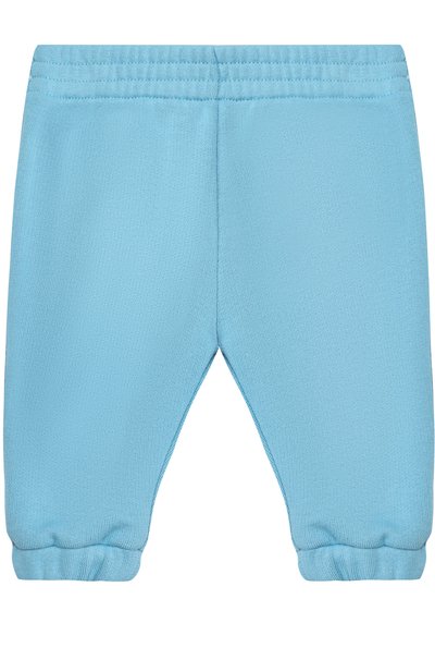 Хлопковые джоггеры с логотипом бренда GUCCI голубого цвета по цене 15850 руб., арт. 509179/X3L00, фото 2 Хлопковые джоггеры с логотипом бренда GUCCI, арт. 509179/X3L00, фото 2