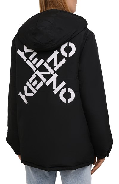 Двусторонний пуховик KENZO черного цвета по цене 55000 руб., арт. FB620U085562, фото 4 Двусторонний пуховик KENZO, арт. FB620U085562, фото 4