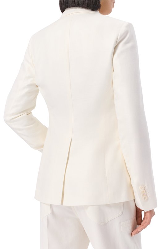 Жакет из вискозы Kiton D50514K0919B01 Белый  D50514K0919B01 Фото 4