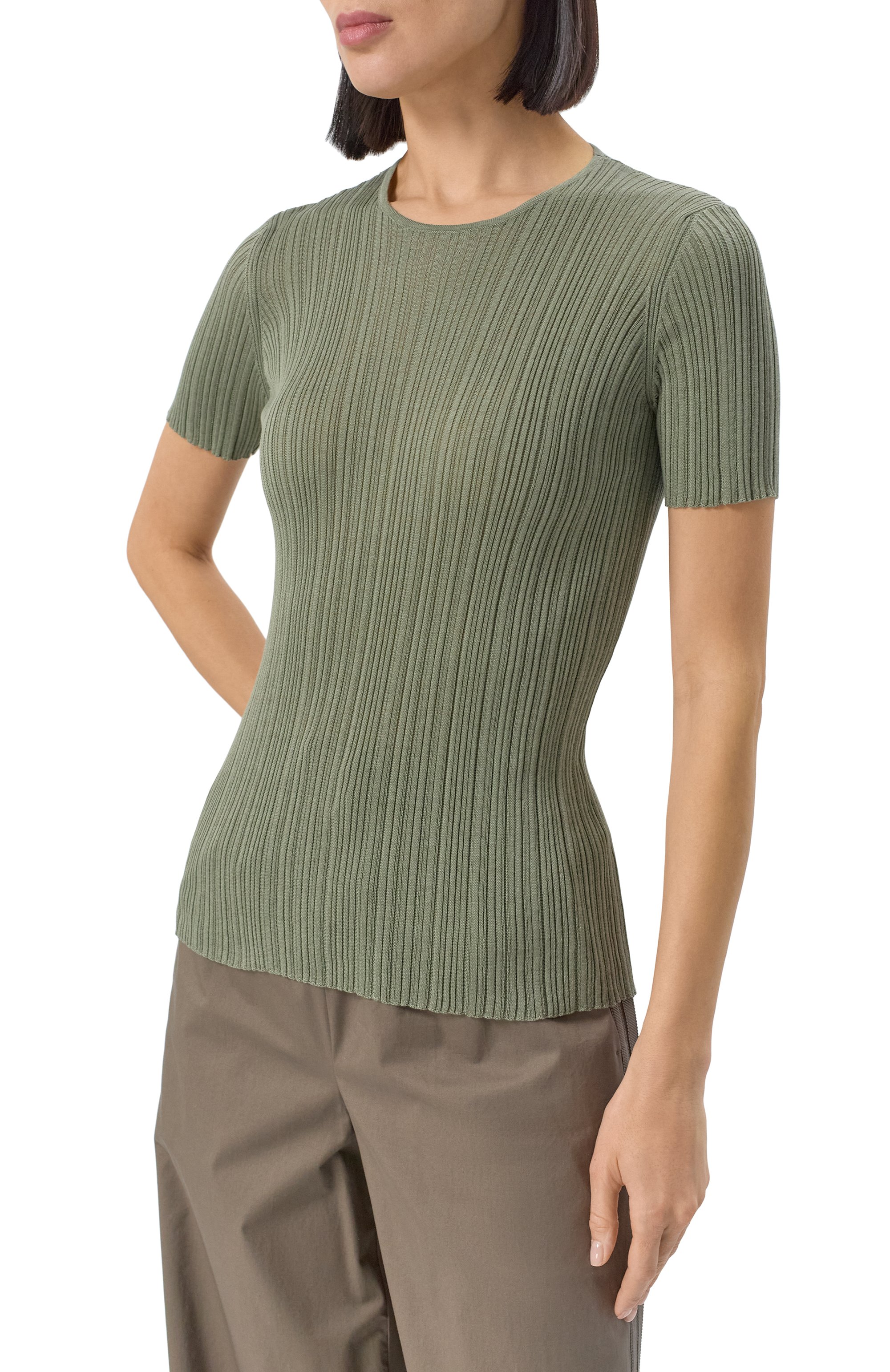 Топ из хлопка и  шелка AGNONA, арт. KT09015/7Q180M, фото 3