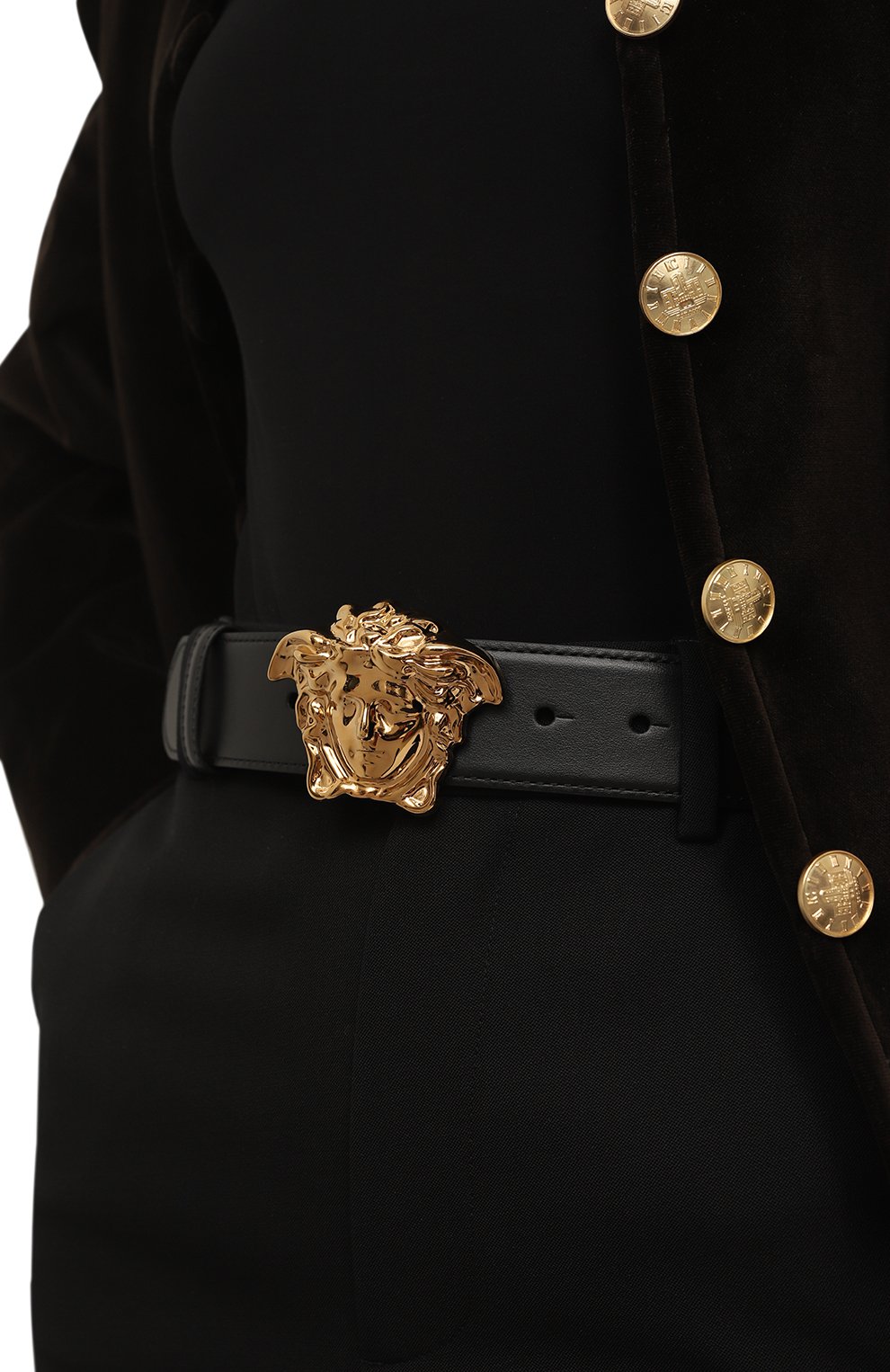 Кожаный ремень VERSACE, арт. DCDD259/DVTFNK, фото 2