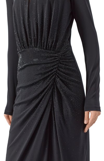 Платье с отделкой стразами GIORGIO ARMANI, арт. GW002164/AF15530, фото 4