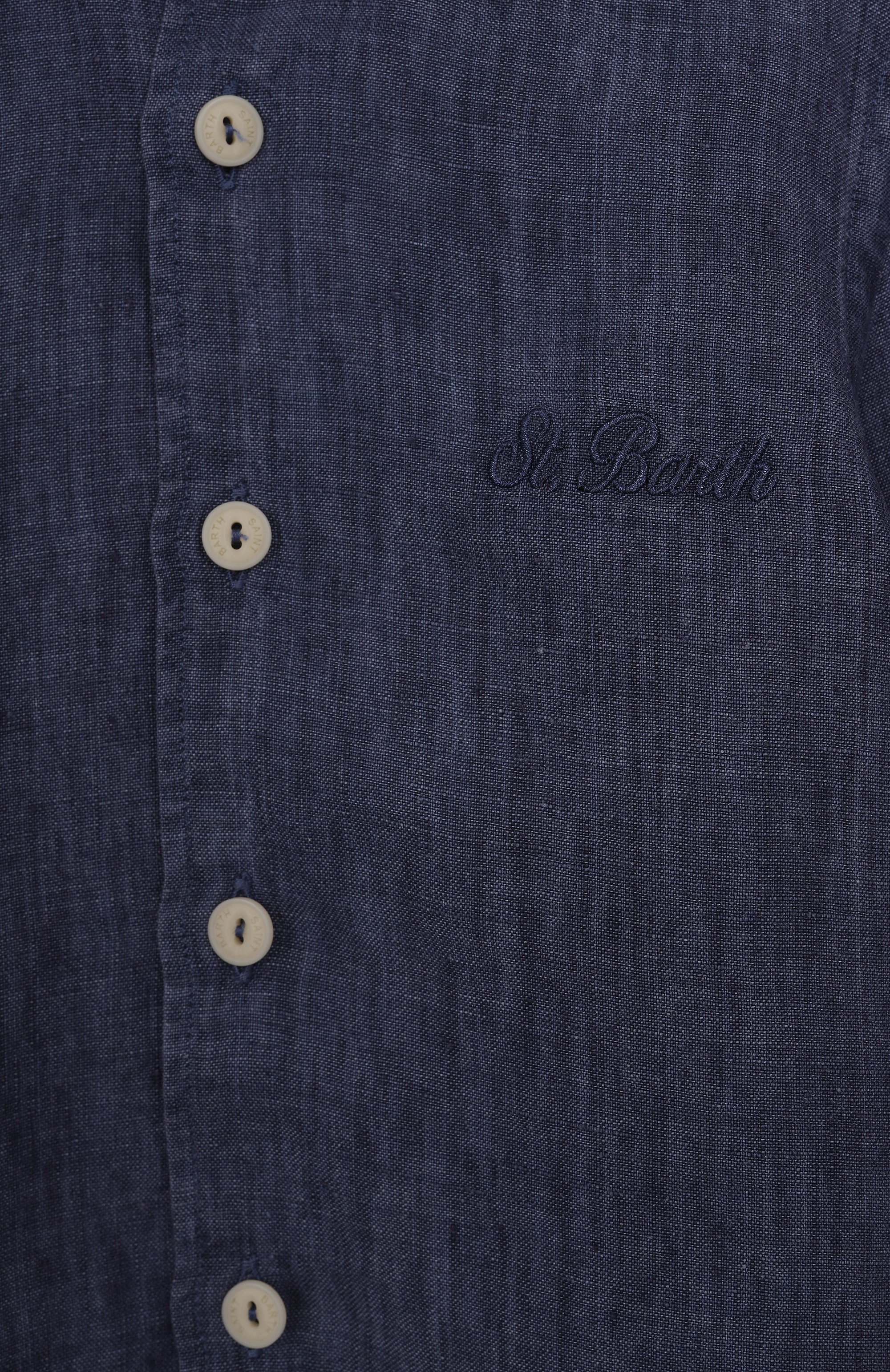 Льняная рубашка MC2 SAINT BARTH, арт. STBK AGNES/00314H, фото 3