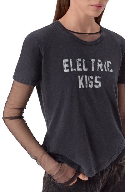 Хлопковая футболка ANN DEMEULEMEESTER, арт. B0013923/FA740, фото 5