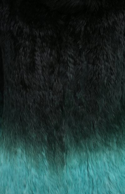 Шуба из меха кролика с шарфом ARMANI COLLEZIONI, арт. SML01P/SMP20, фото 5