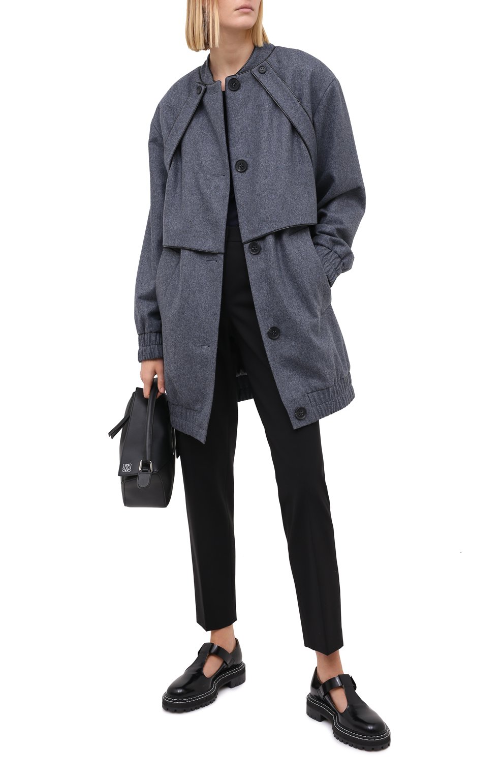 Куртка JM STUDIO серого цвета по цене 36460 руб., арт. FW202109, фото 2 Куртка JM STUDIO, арт. FW202109, фото 2