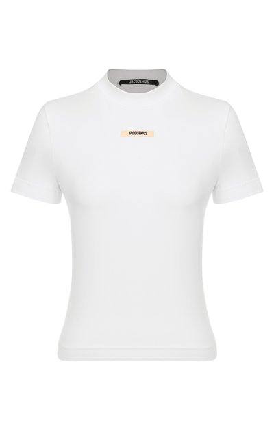 Женская хлопковая футболка JACQUEMUS, арт. 24ETSW00133AJ0/0124