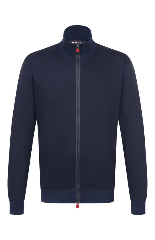 Хлопковая толстовка Kiton UMC032K06R49 Синий UMC032K06R49