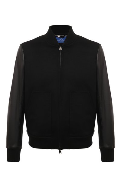 Мужской комбинированный бомбер ANDREA CAMPAGNA, арт. 24U580